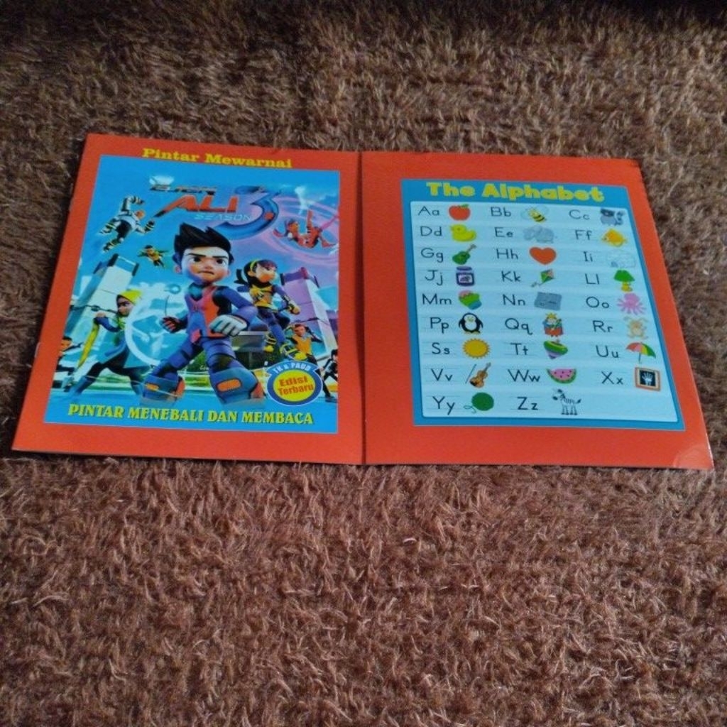 BUKU MEWARNAI SERI EJEN ALI PINTAR MEMBACA