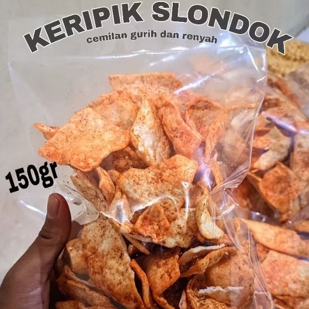 

slondok pedas / kripik slondok / kripik pedas / cemilan