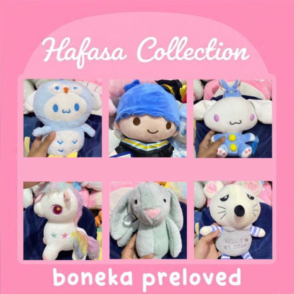 boneka lucu koleksi preloved second cute boneka anak ZH010