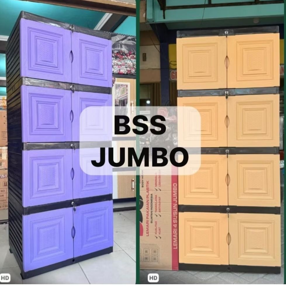 LEMARI PLASTIK JUMBO LEMARI PLASTIK BSS JUMBO LEMARI PAKAIAN