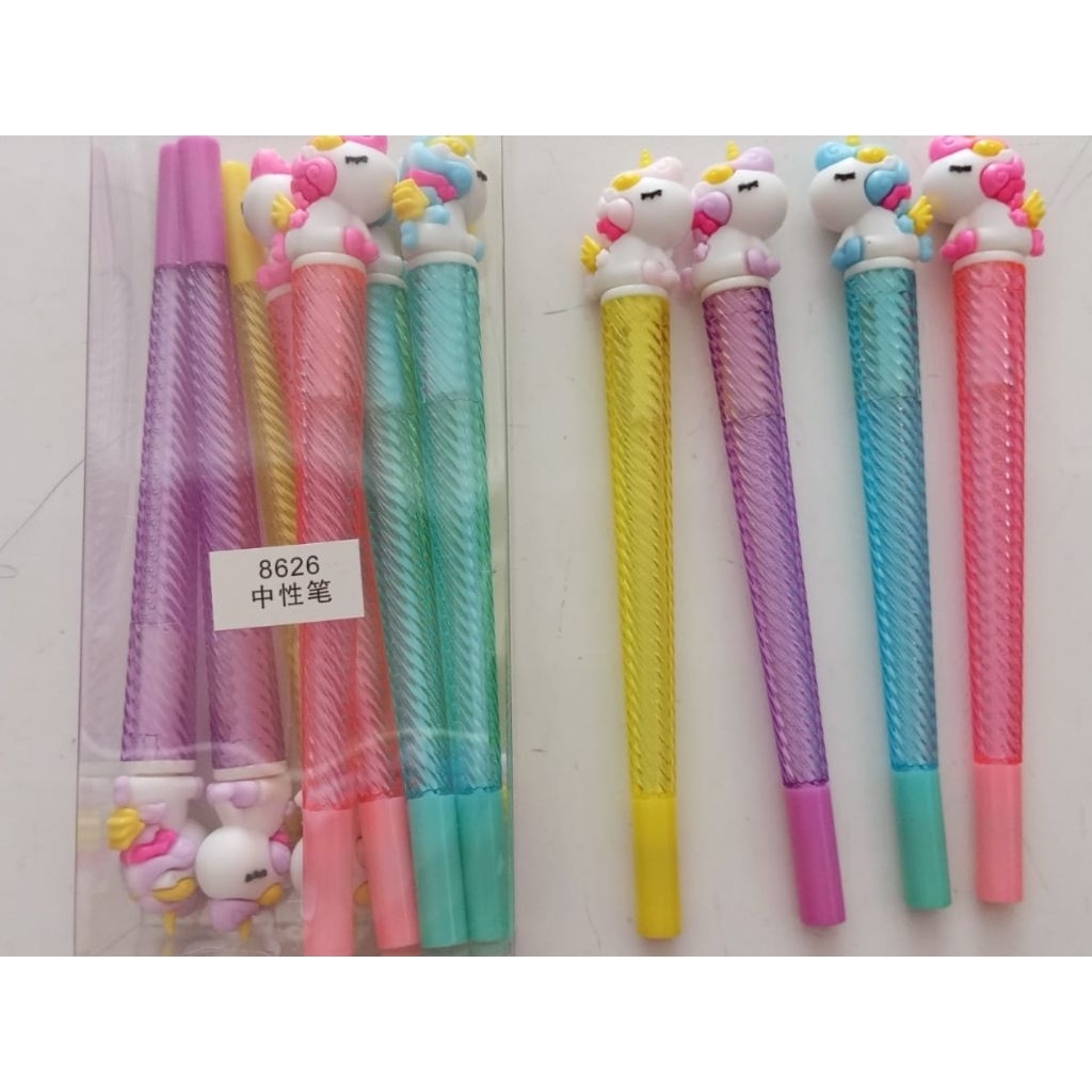 Pulpen Kuromi Melody Cinnamoroll 8629 || Pulpen Tinta Gel