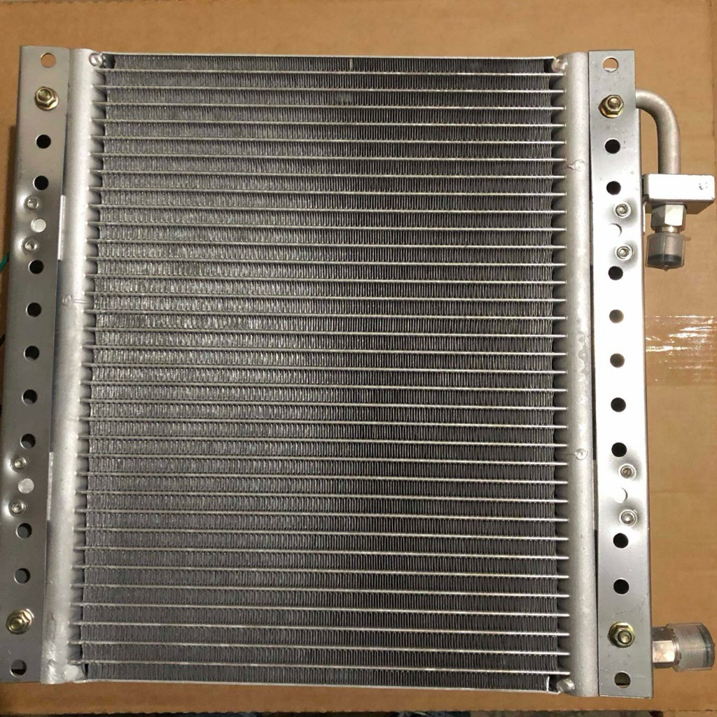 Kondensor Condensor AC Mobil Universal Ukuran 14x14x20 + Extra Fan Kipas 12Volt / 24Volt Pokka