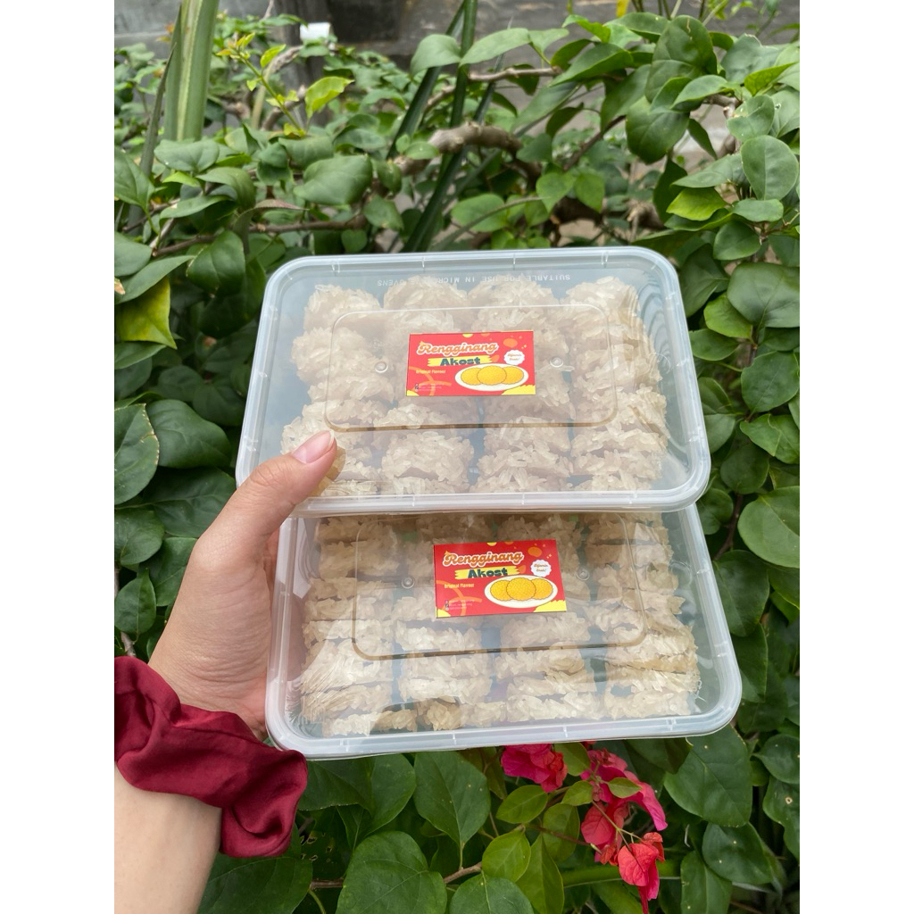 KERUPUK RENGGINANG TERASI KECIL MENTAH ISI 45 PCS