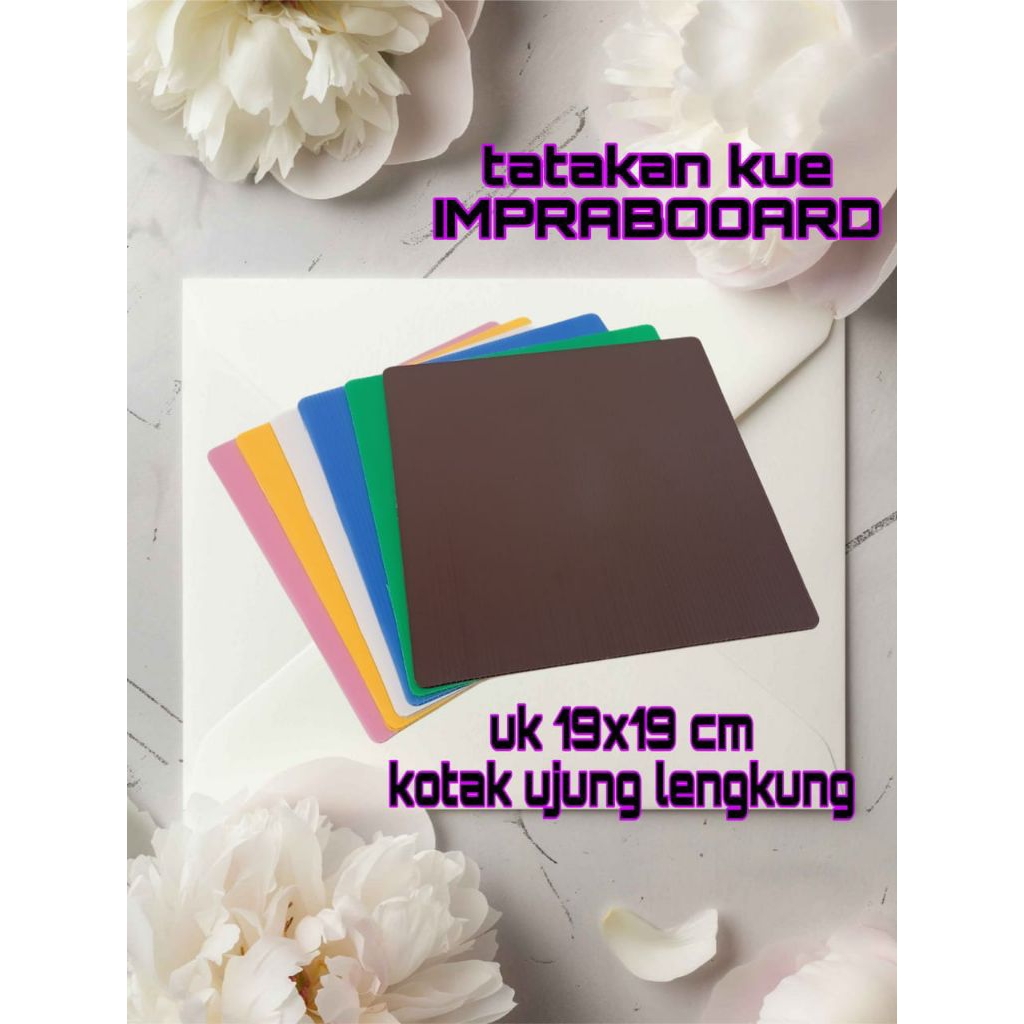 

impraboard T3 uk 19x19 impraboard tatakan kue