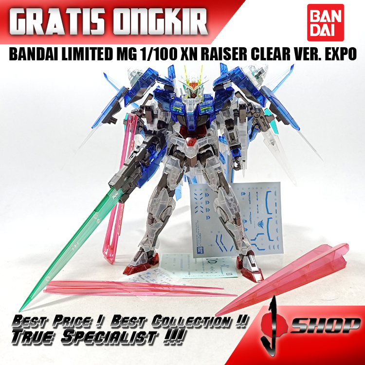 BANDAI LIMITED MG 1/100 XN RAISER CLEAR VER. EXPO LTDMG291