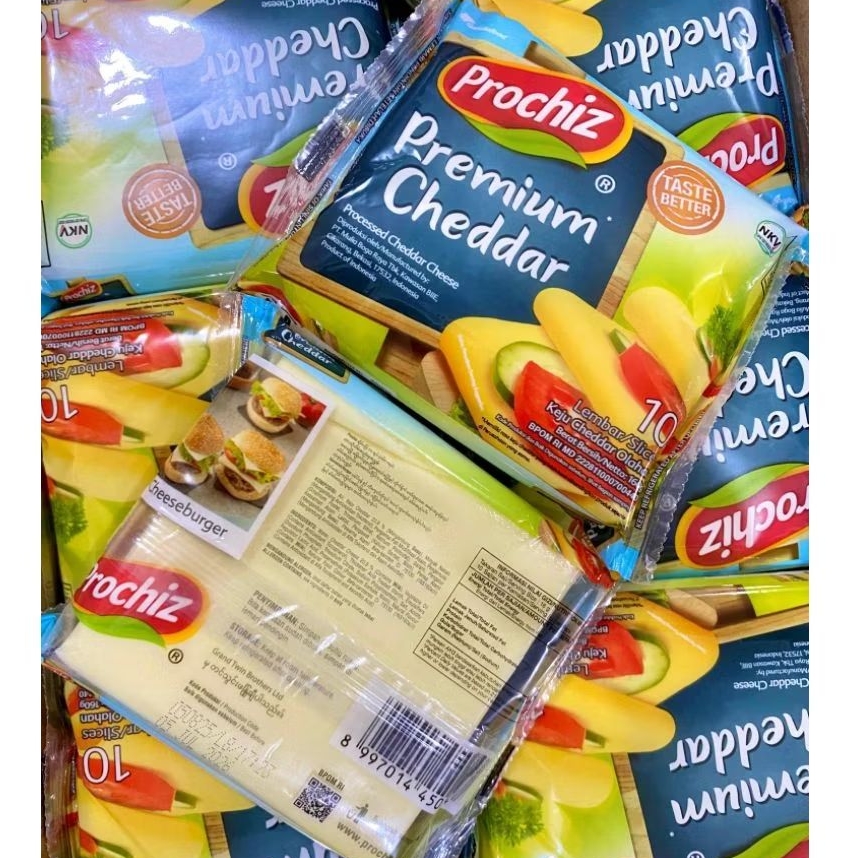 

(1 DUS) PROCHIZ SLICE PREMIUM CHEDDAR 160 GR ISI 10 X 24 PACK