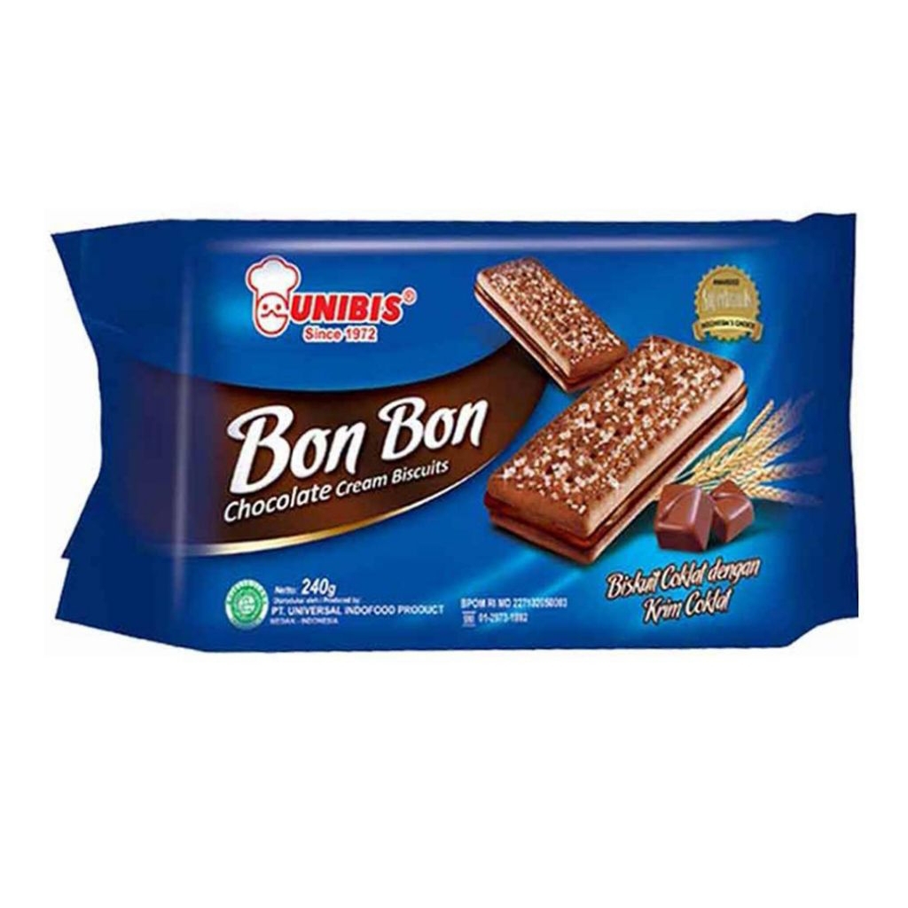 Unibis biskuit legendaris Glazin bon bon choco puff butter chocolate cream