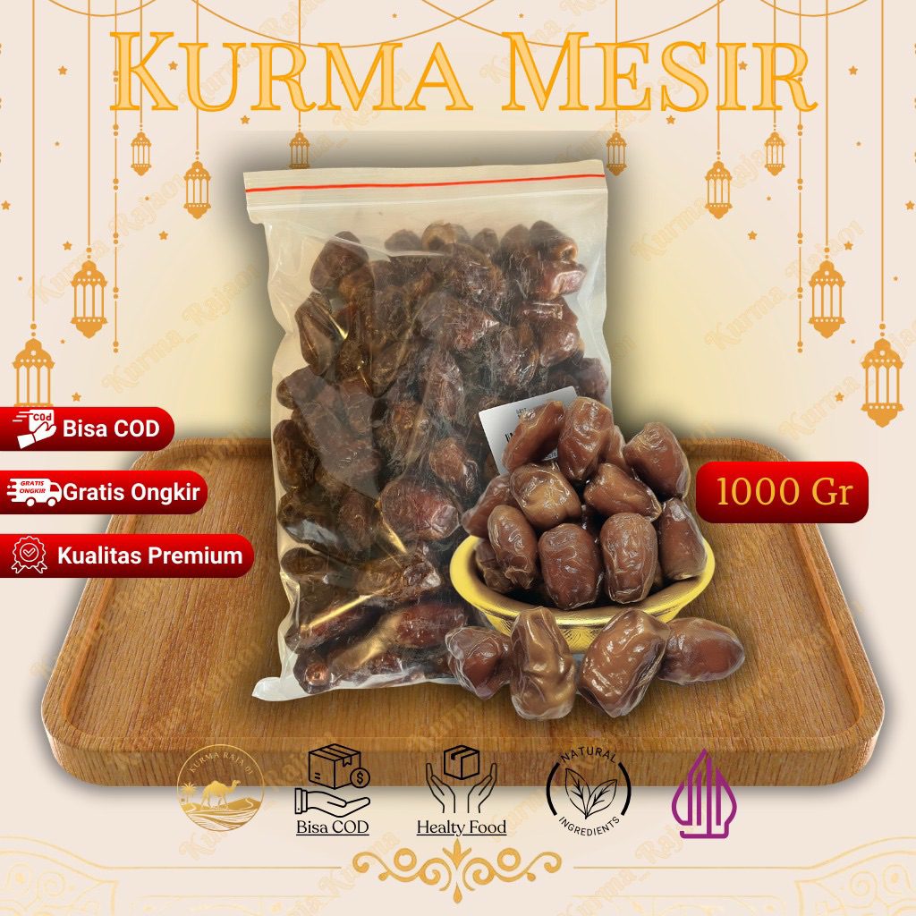 

Kurma Mesir Golden Valley 1kg | Kurma Madu Mesir