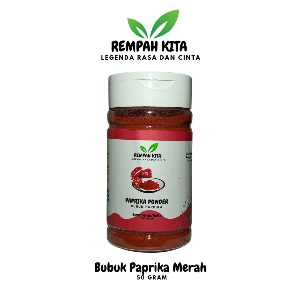 

REMPAH KITA - Bubuk Paprika / Paprika Powder - Kemasan Botol 50 Gram
