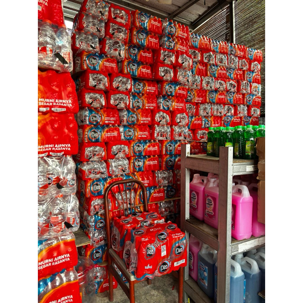 Cleo botol kecil 220ml (Air minum Cleo isi 24)