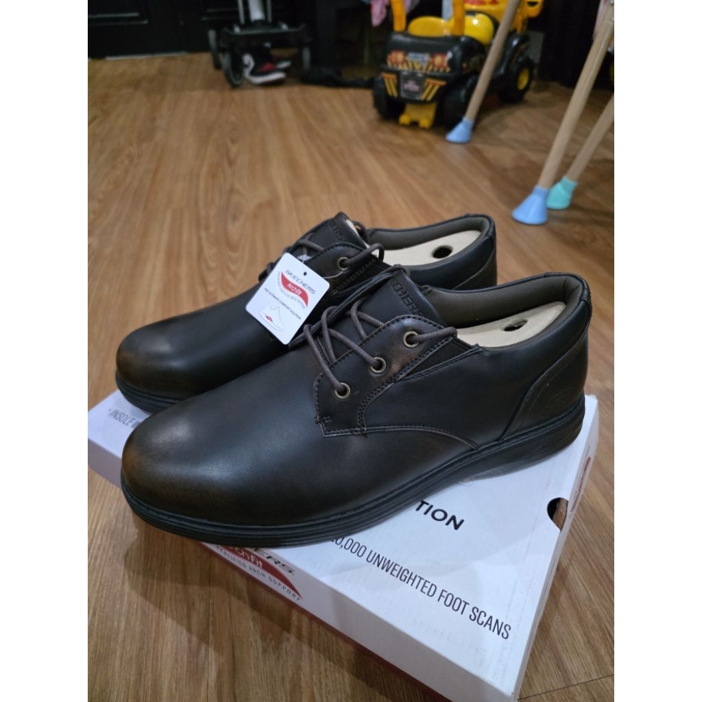 Sepatu Pria Skechers Archfit Ogden Classic Size 46 Baru Original seperti beli ditoko