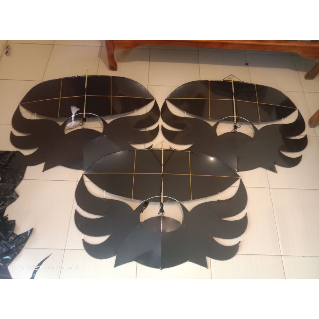 Layangan ram raman empet mini bakalan 110cm