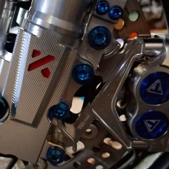 Baut titanium dudukan Breket kaliper ktc isi 6pcs