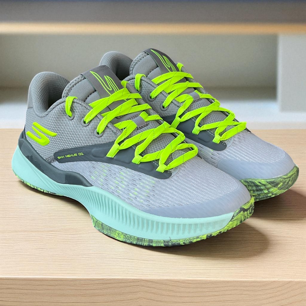 Skechers SKX Nexus 253015-CCGR Sepatu Basket ORIGINAL bisa untuk Tenis - Voli PRIA