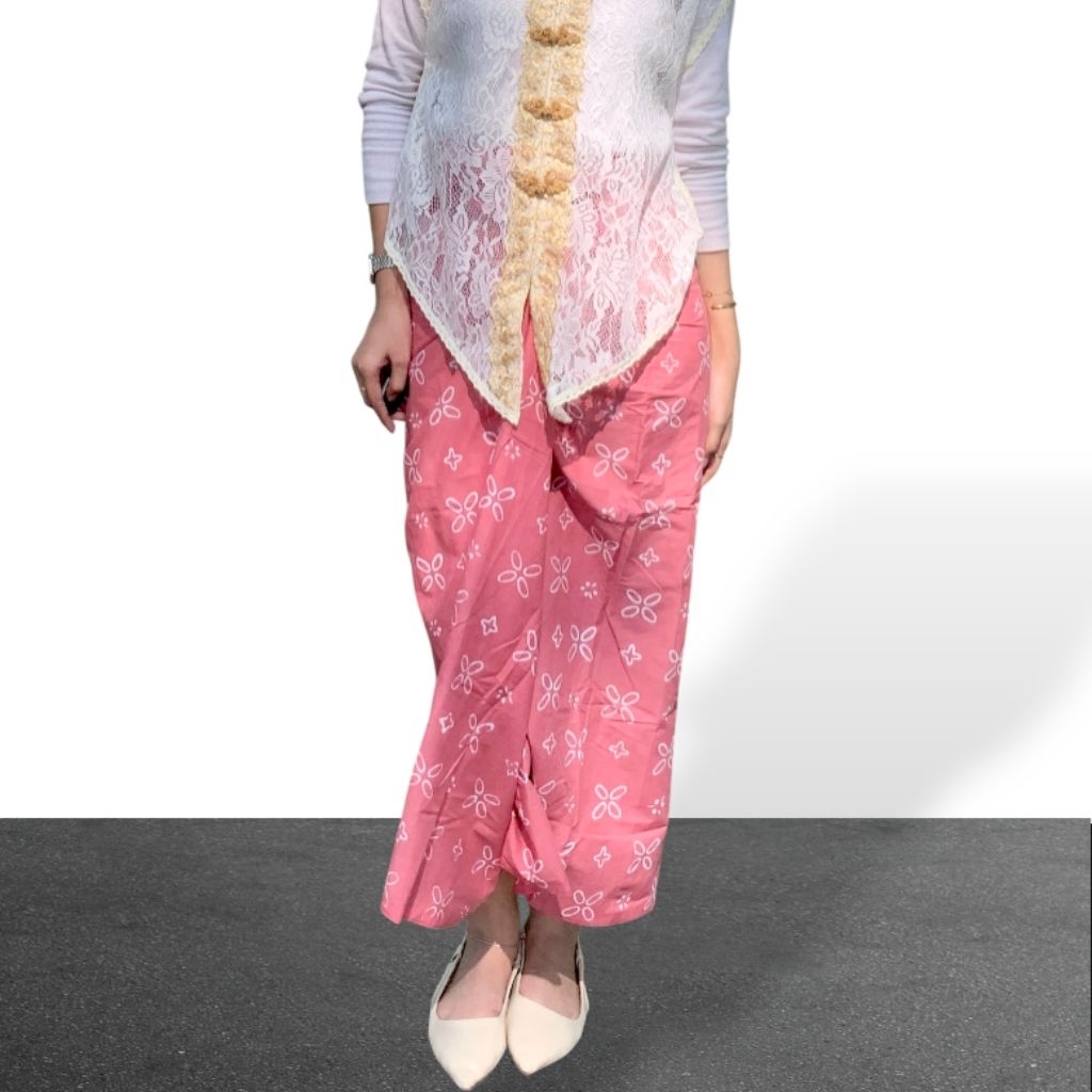 Rok Lilit Batik Modern Wanita Motif Bunga – Kain Batik Serbaguna Kebaya & Kondangan