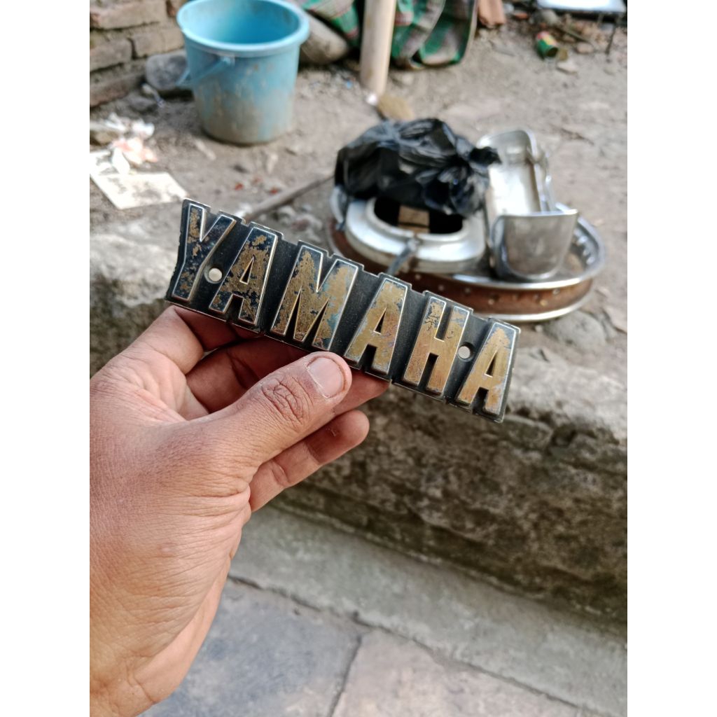 emblem tangki yamaha rx spesial yt115 original copotan