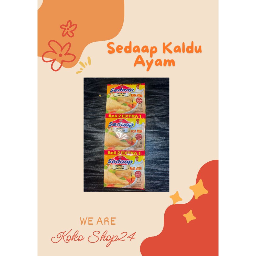 

Sedaap Kaldu Ayam dan Sapi isi 18pcs