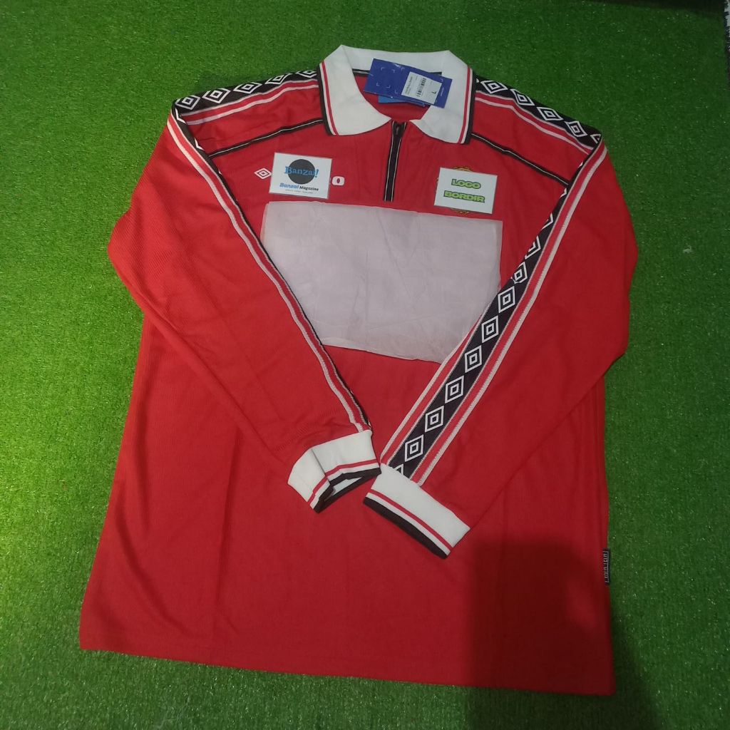NEW - JERSEY RETRO MU TREBEL WINNER LENGAN PANJANG 1999