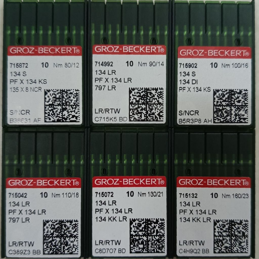 PFx134 GROZ BECKERT jarum mesin jahit kulit sepatu tas dompet PFx 134