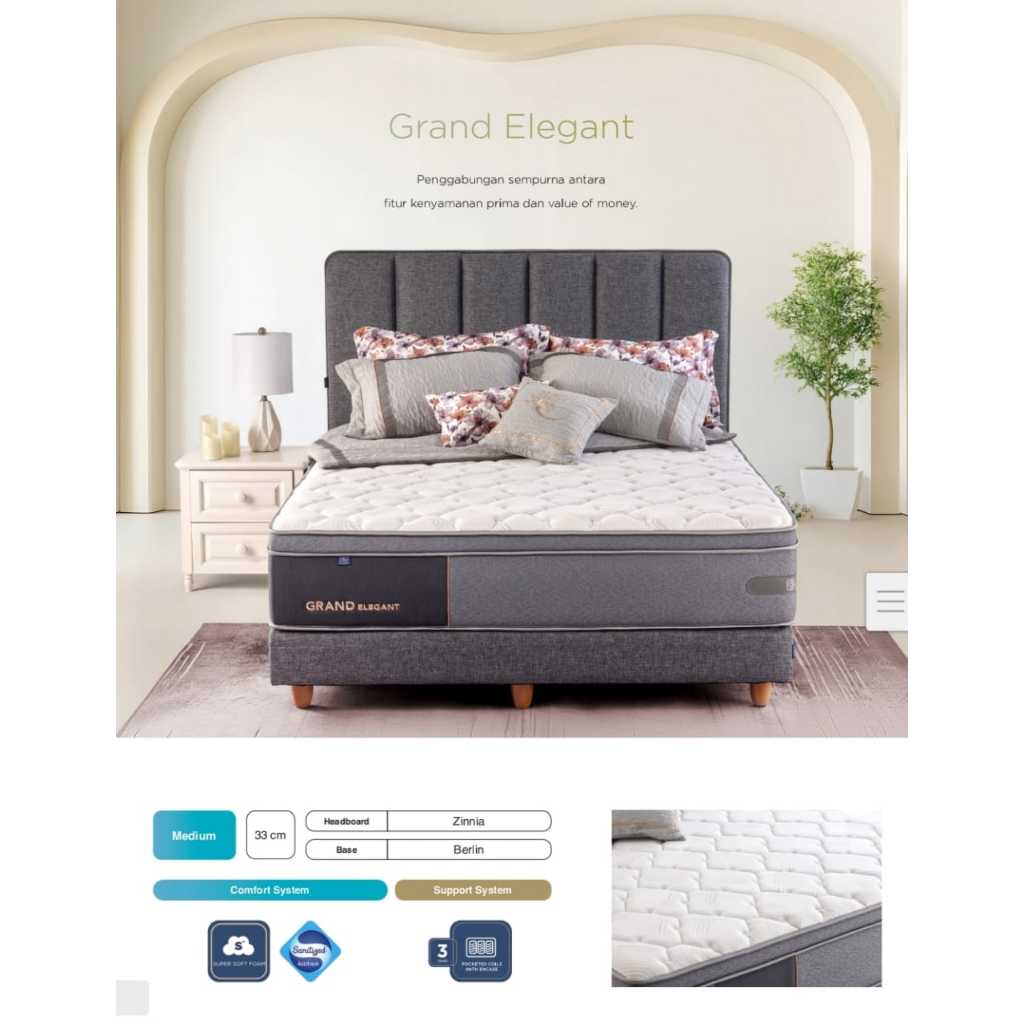KASUR SPRINGBED GRAND ELEGANT ELITE