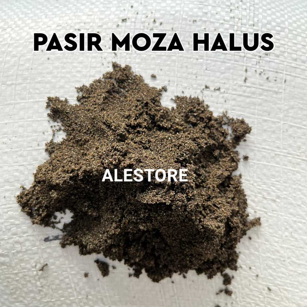 Pasir Moza hitam Halus 0.1 Aquascape Aquarium 1kg / Pasir moza halus aquarium