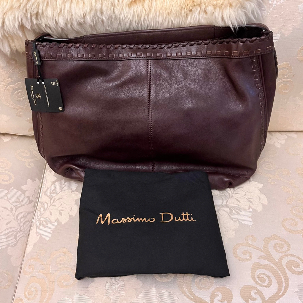 MASSIMO DUTTI BROWN HOBO BAG