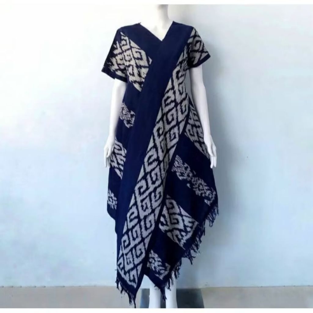 tunik tenun motif toraja - tunik tenun termurah -tunik tenun kekinian