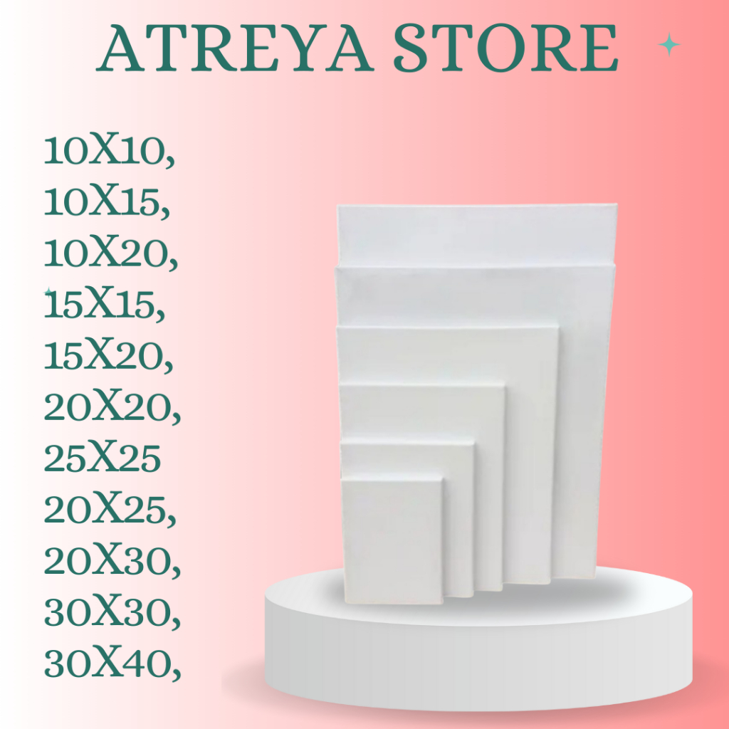 

KANVAS LUKIS UKURAN 10X10, 10X15, 10X20, 15X15, 15X20, 20X20, 20X25, 25X25, 20X30, 30X30, 30X40 CM