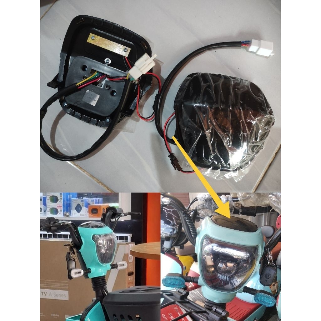 SPIDO METER SEPEDA LISTRIK Original UWINFLY  EXOTIC AVIATOR GODA PASIFIC DLL