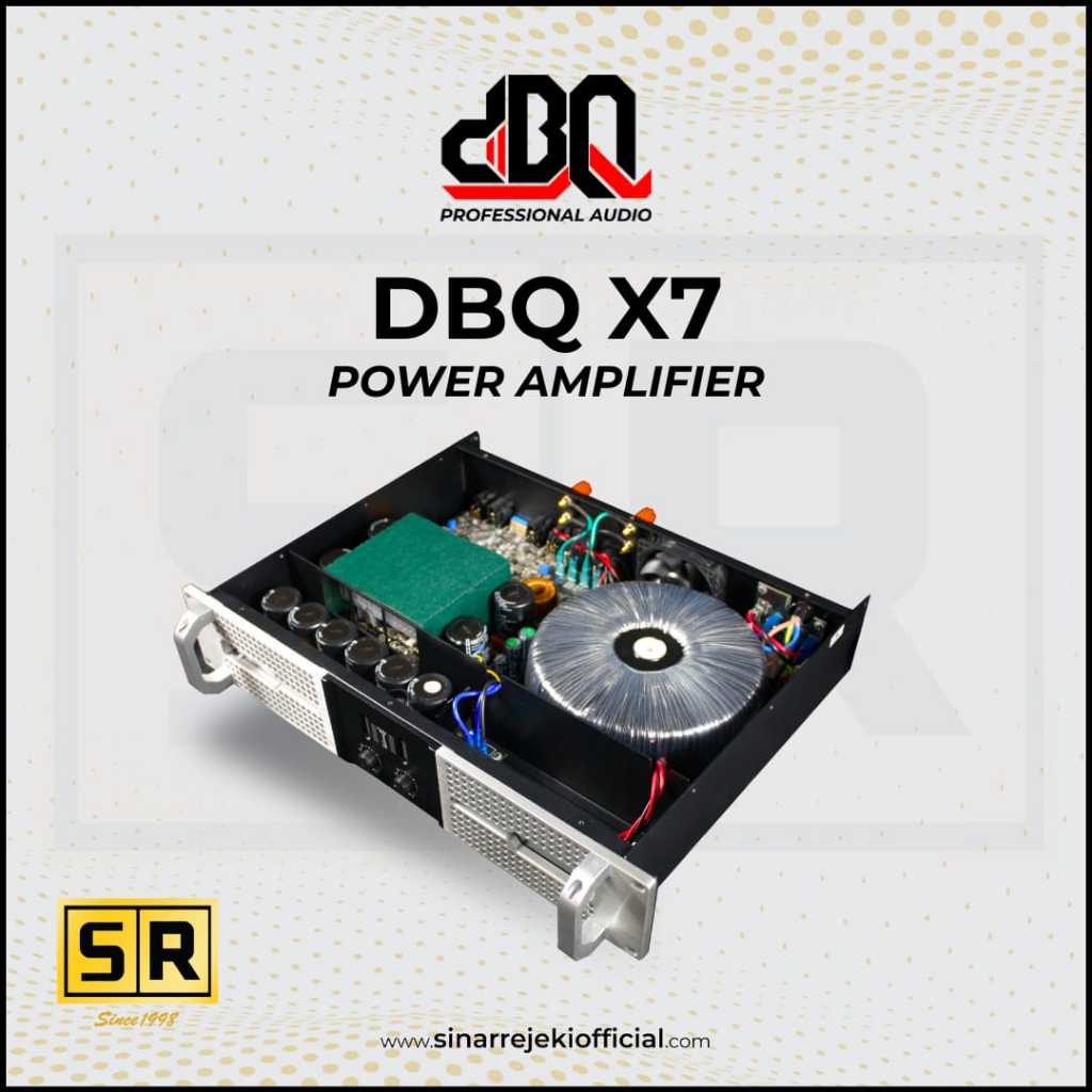 Power Amplifier dBQ X7 Class D