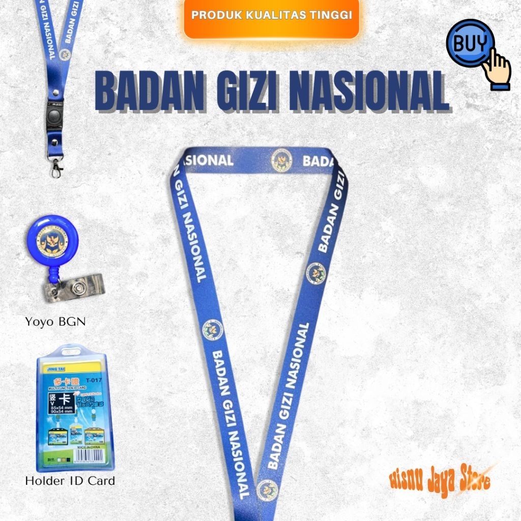 

LANYARD TALI ID CARD BADAN GIZI NASIONAL TERBARU | LANYARD BADAN GIZI NASIONAL GROSIR TERMURAH & BERKUALITAS