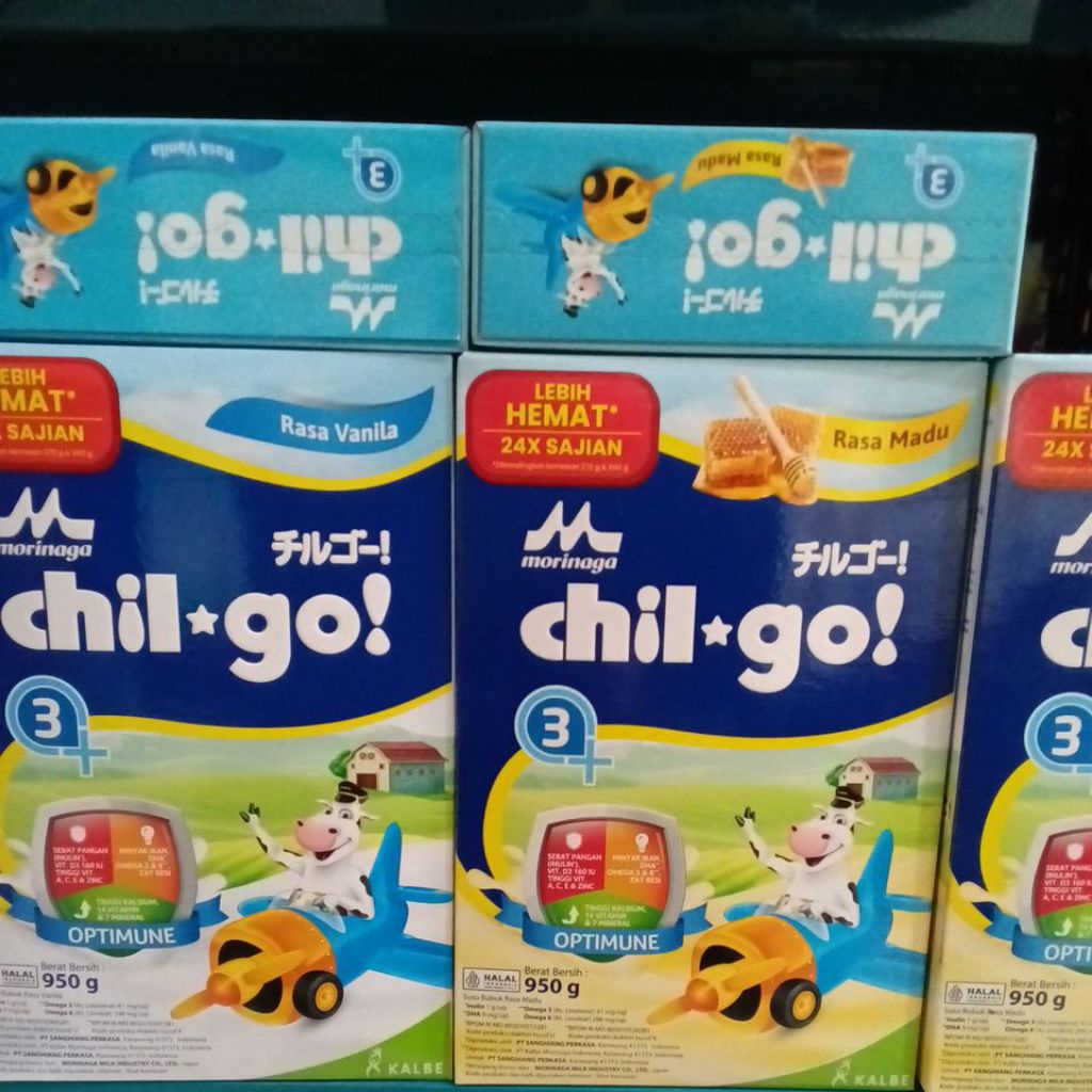 Morinaga Chil*go 3+ 950g Susu Formula Terbaik