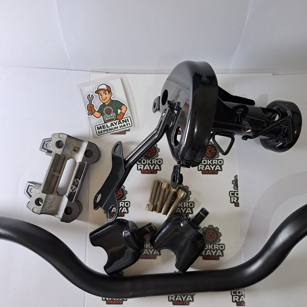 [OEM] DUDUKAN STANG BEAT STREET K81 + RAISER BAWAH + KLEM ATAS(SEGI EMPAT)+BAUT L(4BH) + STANG STIR