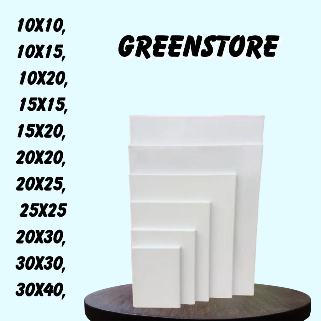 

KANVAS LUKIS / CANVAS PAINTING POLOS 10X10, 10X15, 10X20, 15X15, 15X20, 20X20, 20X25, 25X25, 20X30, 30X30, 30X40 CM