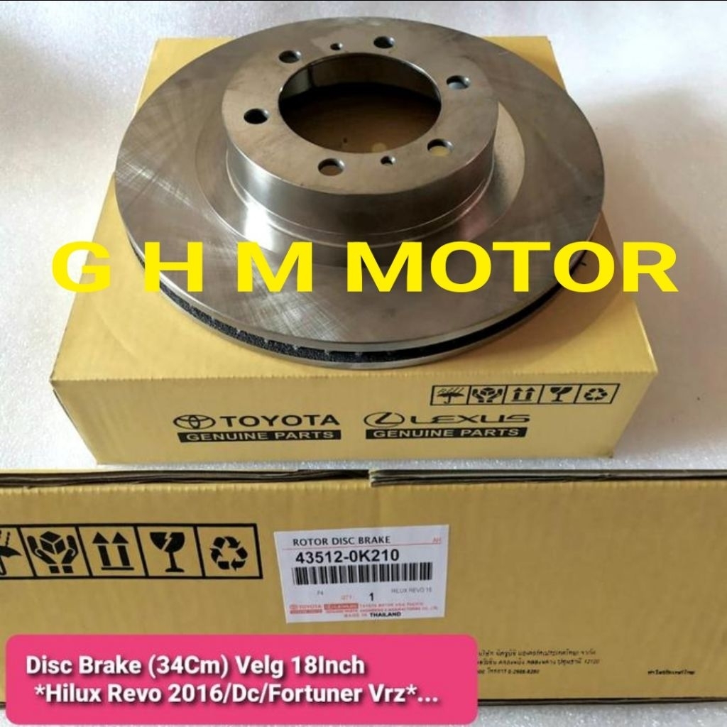 piringan cakram fortuner vrz 2016-2023