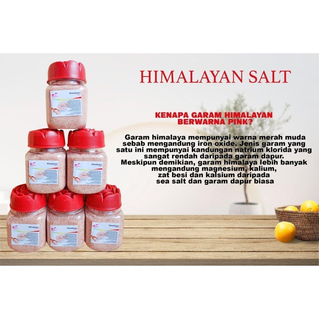 

Garam Himalaya Premium 170gr - Original Organik Himalayan Salt