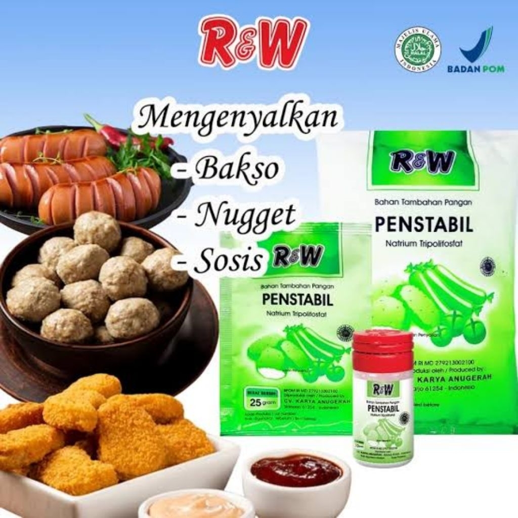 

Penstabil makanan R&W RW Pengenyal 500gr
