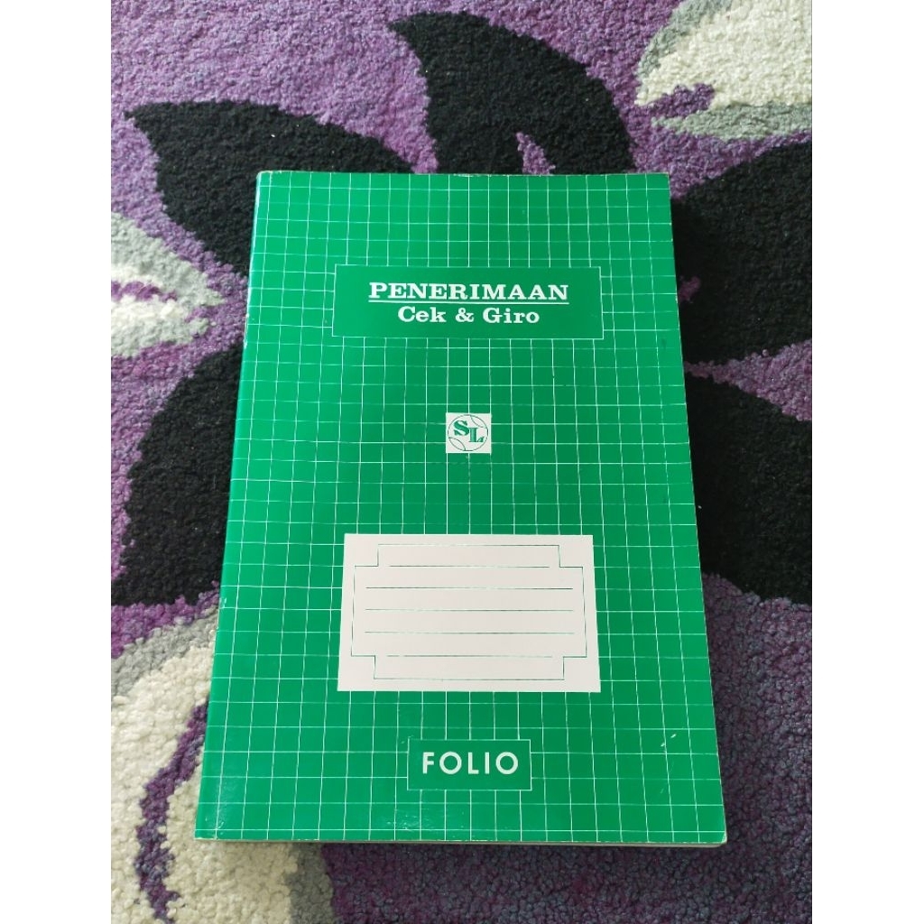 

buku folio penerimaan cek & giro