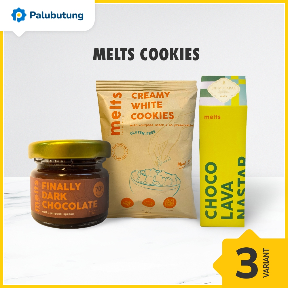 

[DISKON MURAH] PALUBUTUNG - Melts Choco Lava Nastar / Finally Dark Chocolate Spread / Creamy White Cookies