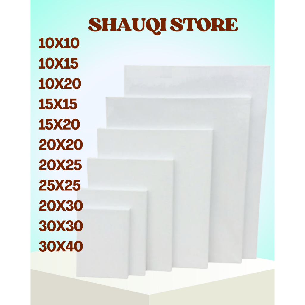 

KANVAS LUKIS / CANVAS PAINTING UKURAN 10X10, 10X15, 10X20, 15X15, 15X20, 20X20, 20X25, 25X25, 20X30, 30X30, 30X40 CM