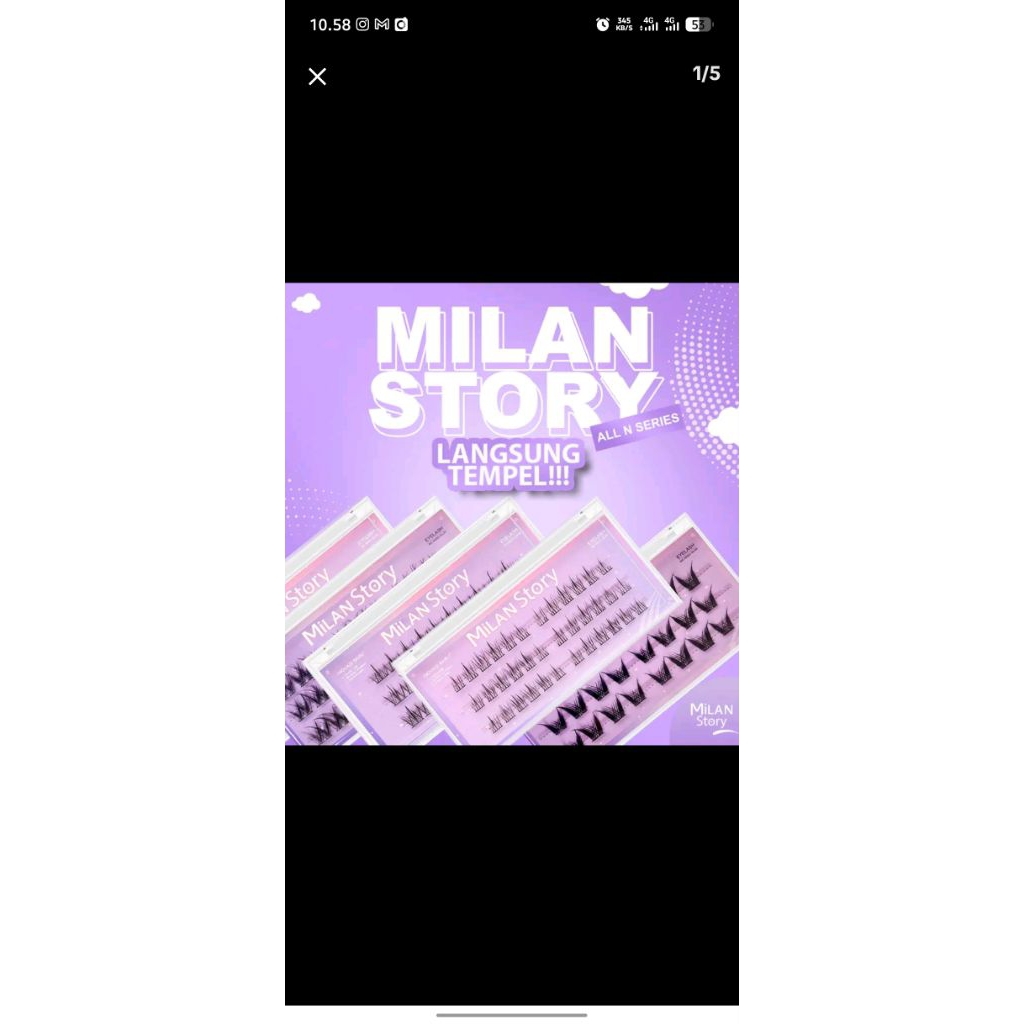 milan story bulu mata