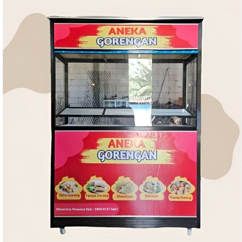 Gerobak Jualan Gorengan / Booth Jualan /Gerobak Gorengan