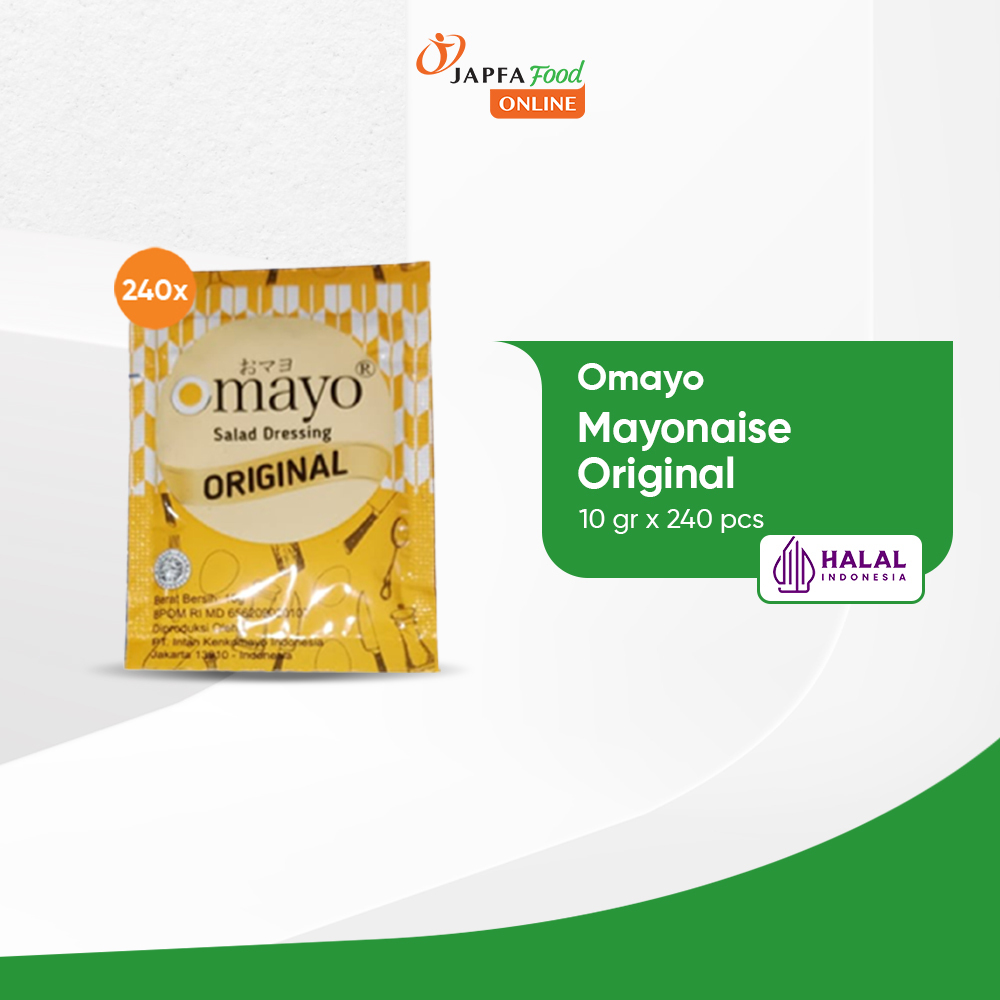 

Paket Omayo Mayonaise Original 10gr - Isi 240 pcs [24 x 10 sachet]