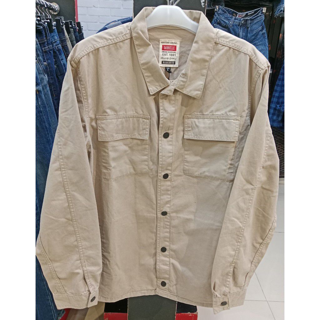 Jaket panjang pria Gabrielle casual original mens 2121312902363 jaket pria reguler fit atasan pria j