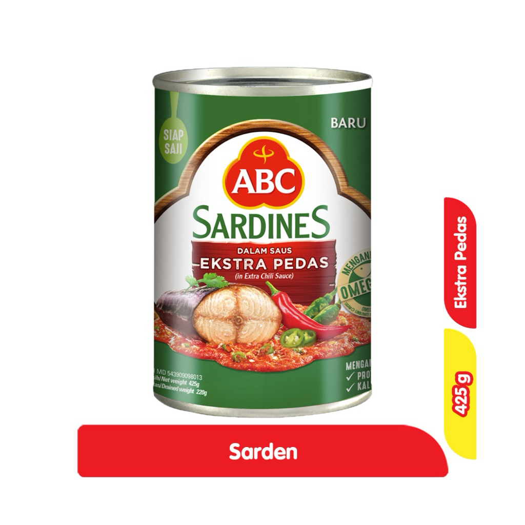 

ABC Sarden Saus Ekstra Pedas 425 g