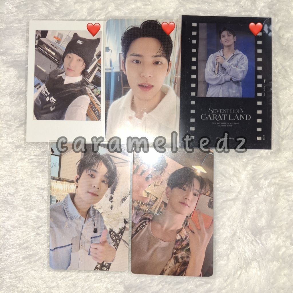 [READY] PC OFFICIAL SEVENTEEN MINGYU MELET CARLAND, WONWOO LD SOUNDWAVE SECTOR 17, HOSHI HEAVEN YIZH