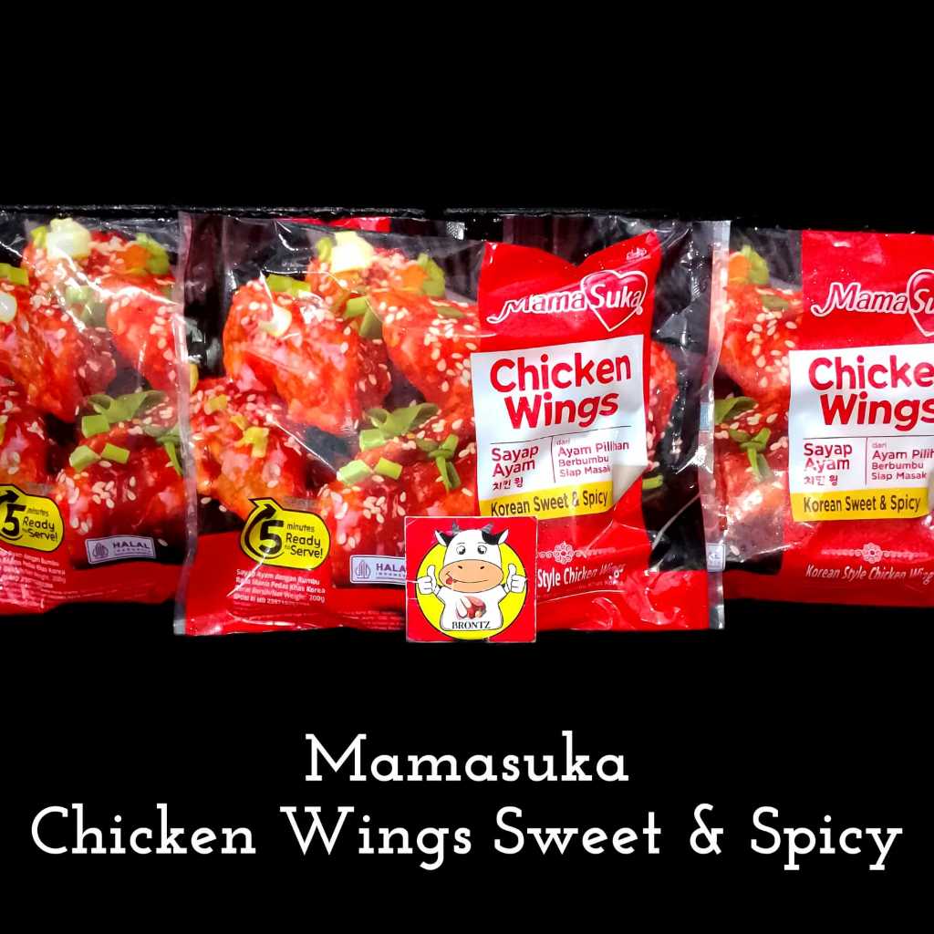 

MAMASUKA CHICKEN WINGS SWEET&SPICY 200GR-FROZEN FOOD-BRONTZ JOGJA