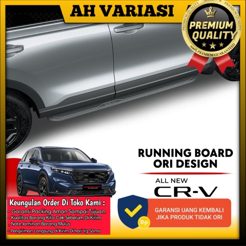 All New CRV TURBO 2023-2025 - Foot Step Running Board Foot Step Pijakan Kaki Otoproject