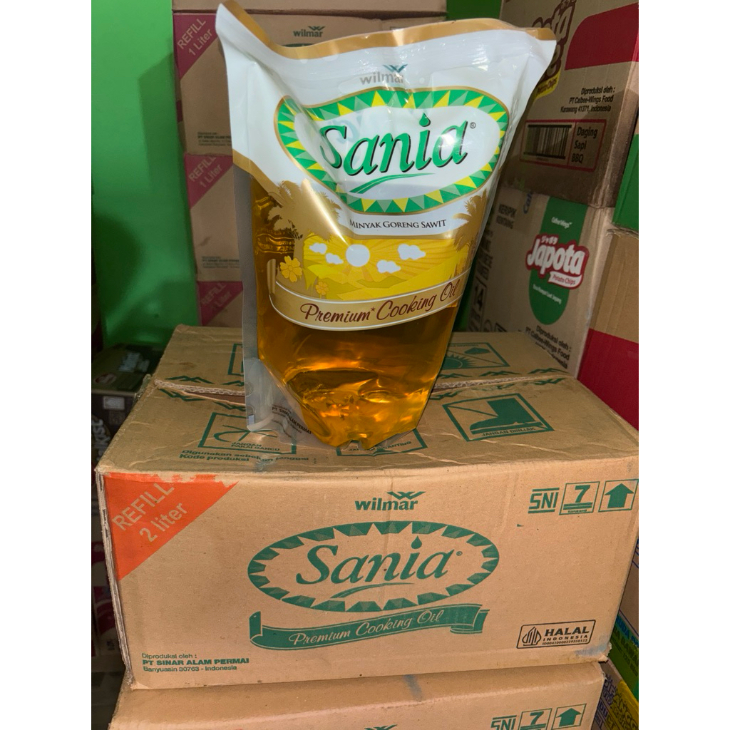 

sania minyak goreng 1&2liter 1dus