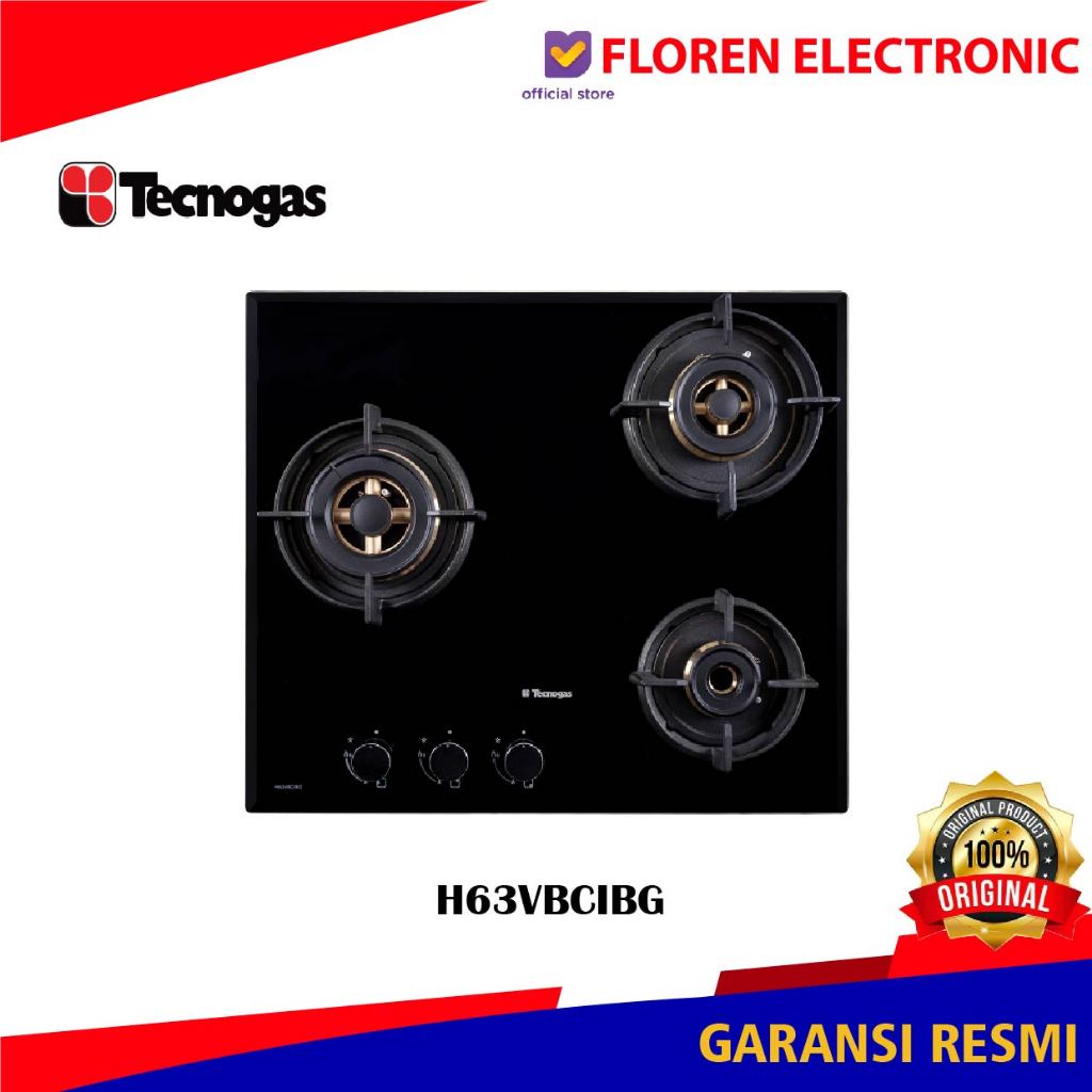 Tecnogas H63VBCIBG Kompor Tanam Gas 3 Tungku 60cm Garansi Resmi Tecnogas